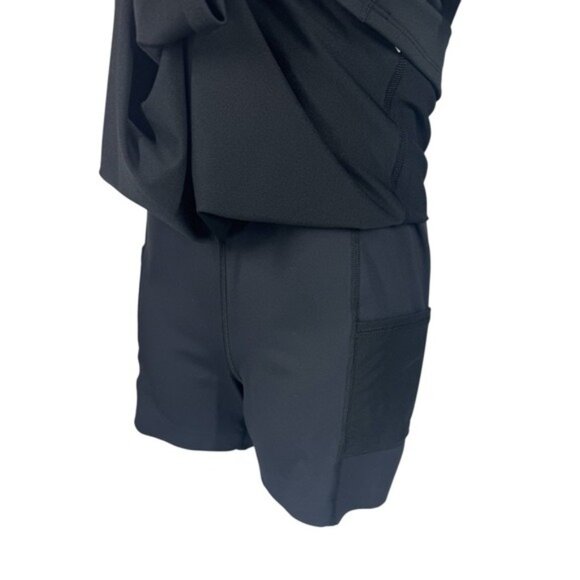 Tuckernuck Sport Rosemary Dress Black Step In Athletic NWT Size S Tennis Prep - Picture 6 of 12